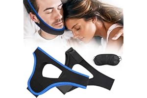GRENBEN Veralabs Airflow Jaw Strap,Breathable Snoring Chin Strap,Airflow Jaw Strap,Breathable Stop Snoring Chin Strap Snoring Solution for Users to Keep Mouth Closed,Adjustable Chin Strap for Men and Women