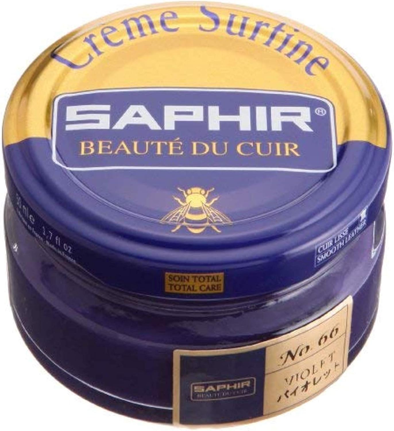 Saphir Creme Surfine Pommadier Shoe Polish 50ml - Black: Shoes