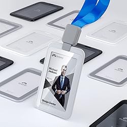 Phomo Self Retractable ID Badge Holders with