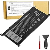 Batteria Per Dell Inspiron YRDD6 - 11,4V 42Wh, Compatibile Con Molti Modelli 14-17 Pollici