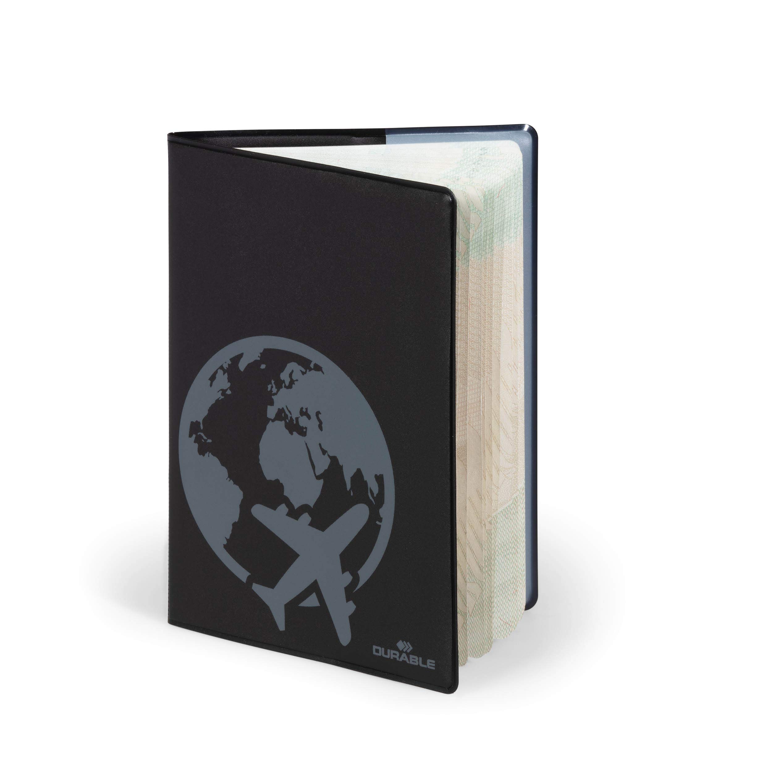 Durable 214401 RFID Passport Cover (for German Passports from 2017) Black