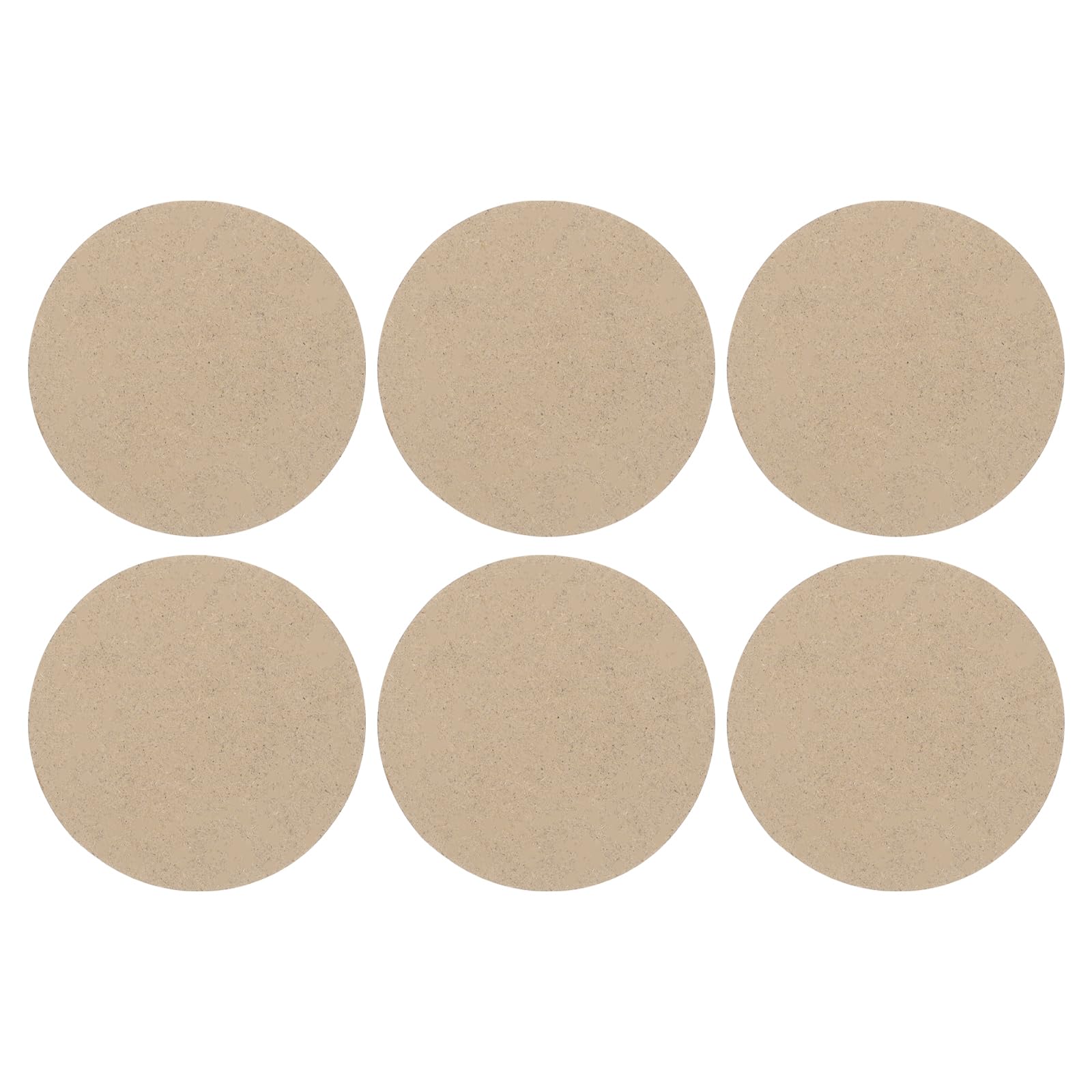 PATIKIL 5" Round Pottery Wheel Bat 6 Pack 0.4" Thickness for Pottery Wheel Clay Throwing and Ceramics
