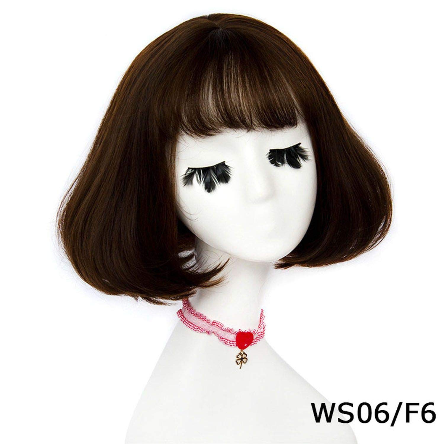 Amazon Com Synthetic Short Wavy Wigs With Bangs For Womens Blonde