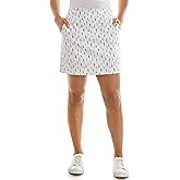 Zac & Rachel Women's New Millennium Pull-On Skort, White/Habanero/Green, 14