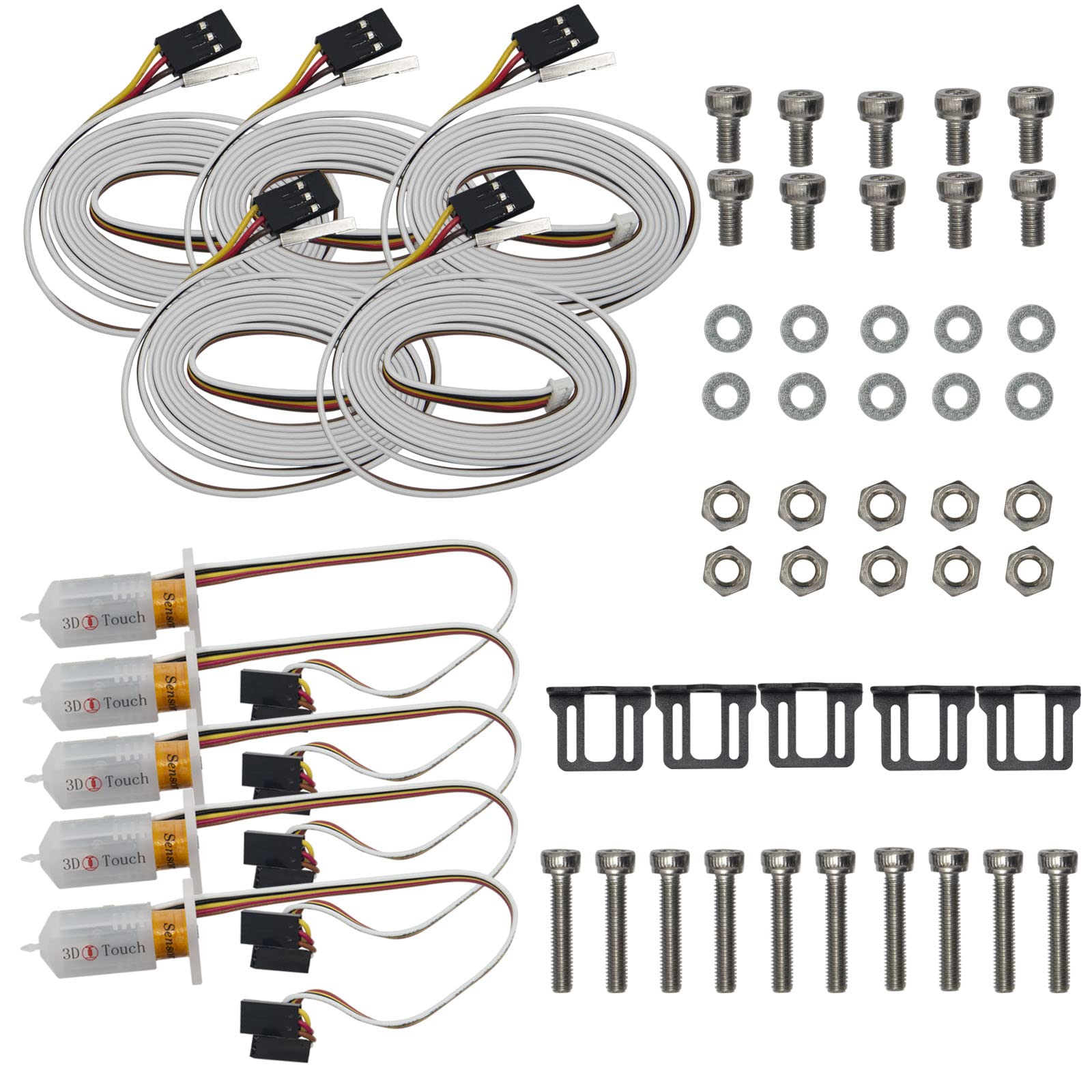 AZDelivery 5x 3D BL Touch V3.0 BLTouch auto bed leveling sensor for 3D printers with improved printing precision of the latest generation 3D Touch accessories