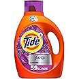 Tide Plus Febreze Freshness HE Turbo Clean Liquid Laundry Detergent, Spring & Renewal Scent, 84 fl oz, 59 loads