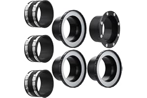 JIANBENKJ Magnetic Dust Collector System for 4" Shop Vacuums Dust Hose,One-to-Multi Magnetic Dust Collection Starter Kit for Woodwork w/1PK Mag Port Connector+3Set 4” Couplers,Hookup Drum Sander Jointer Planer