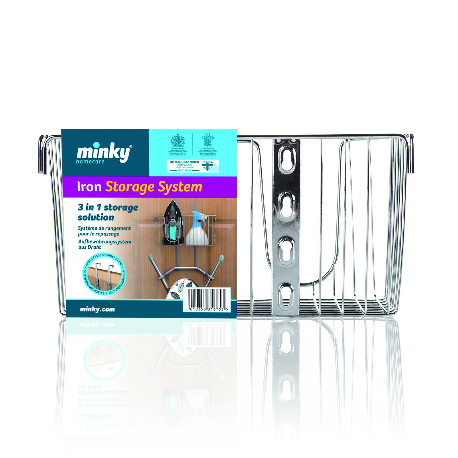 Minky Chrome Iron Storage System