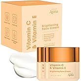 Radiant Aura Vitamin C & Vitamin E Face Moisturizer – Dermatologist Tested, Anti Aging Korean Skin Care – Hydrating Cream For Smoother Youthful Looking Skin – Vegan, Clean Beauty – Pack of 2