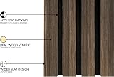 Fuse Acoustic Smoked Oak Wall Panels 240x60cm 3 Pack MDF Slats 35x12mm view 5