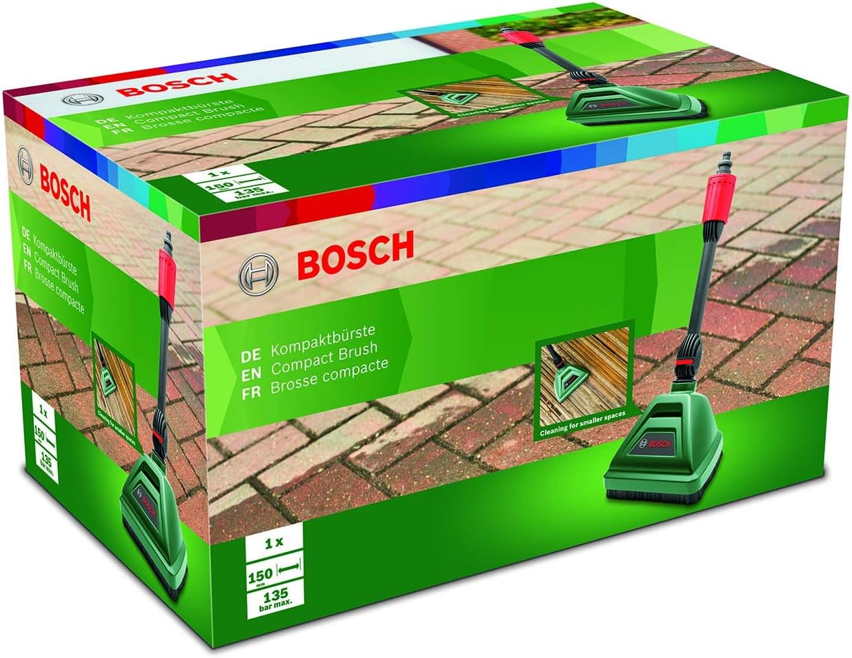 Bosch Compact Brush (Compatible with Bosch Pressure Washers: EasyAquatak 110/120, UniversalAquatak 125/130/135, AQT 35-12, AQT 37-13) - Image 3