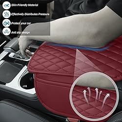 Car Center Console Cover, Upgraded Microfiber