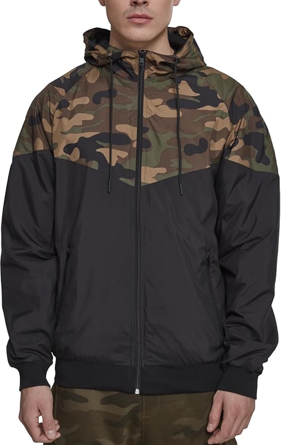 Urban Classics Windbreaker Herren Übergangsjacke Pattern Arrow Windrunner