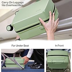 Hanke Underseat 16 Inch Carry On Luggage Airline