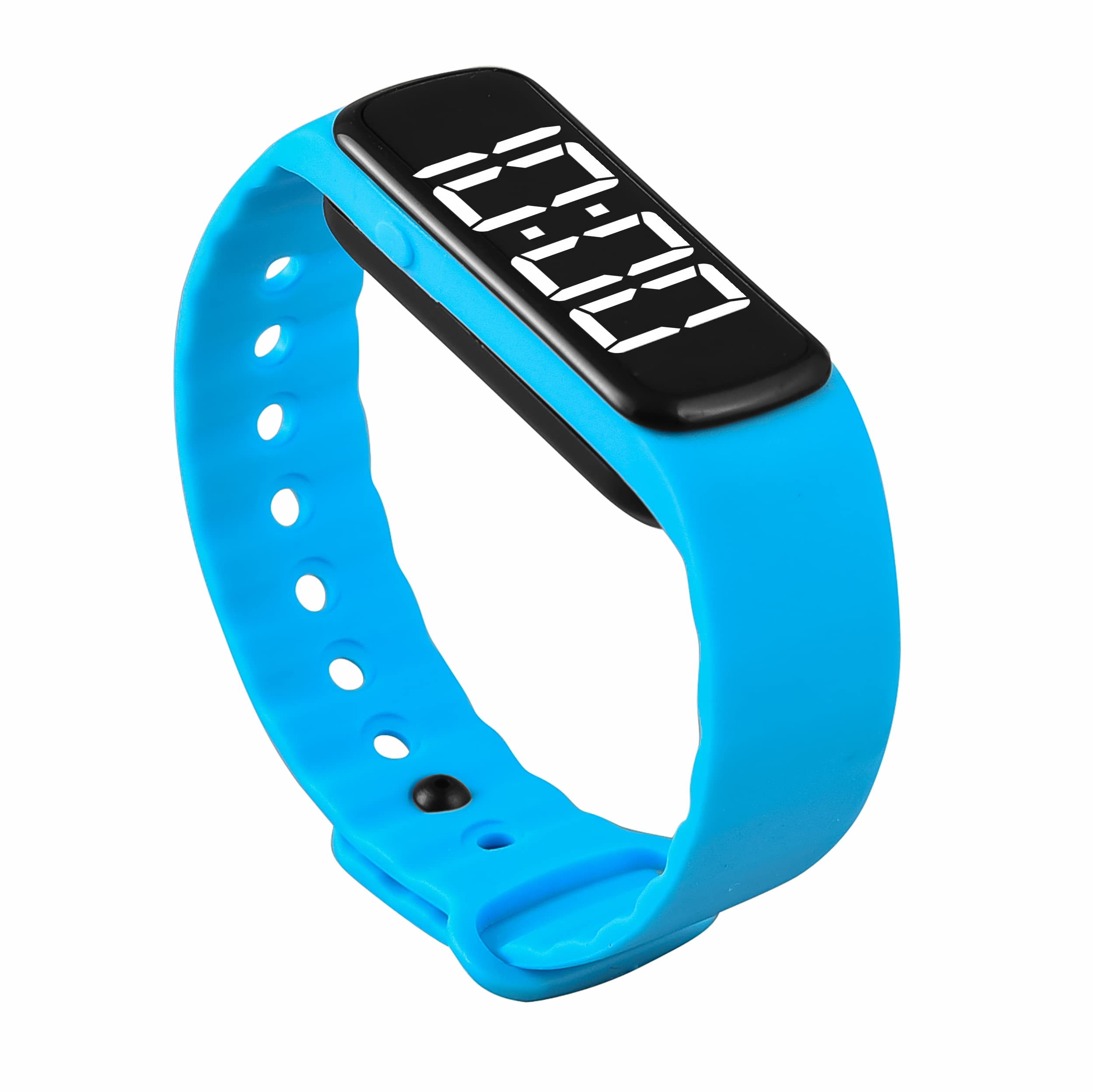 Photo 1 of Sensory Wrist Timer for Kids, Teachers, Students, Simple Reminder Watch with Silent Alarm Clock Wristband, Classroom Countdown (Blue)