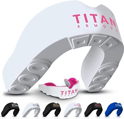 Titan Armour Dual-Layer Gum Shield | Custom-Fit Mouth Guard Case Inc