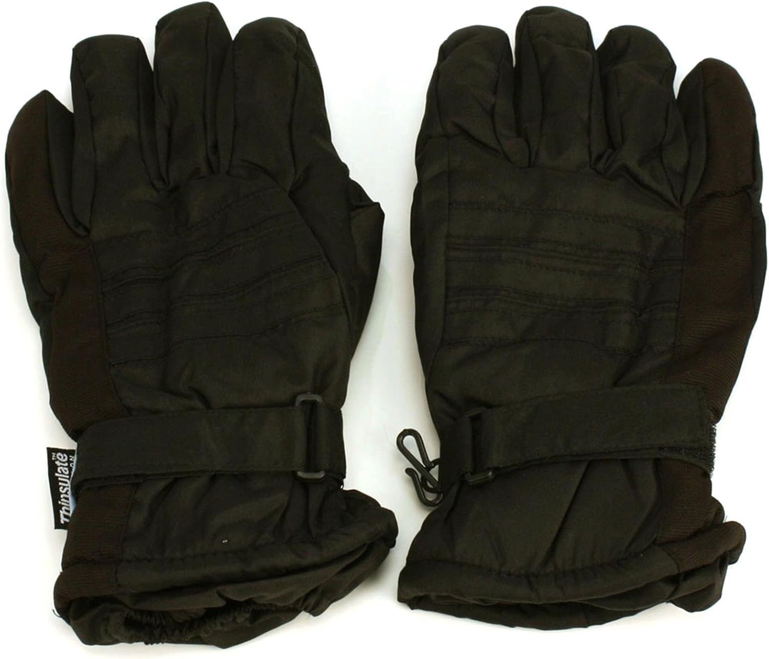 Men's Winter Thinsulate 3M Waterproof Hook&Loop Ski Wrist Cover Gloves