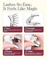 BEYELIAN Magnetic Eyelashes with Applicator, Soft