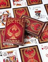 Bicycle Fyrebird Playing Cards - 1 Deck, Air Cushion Finish, Professional view 8