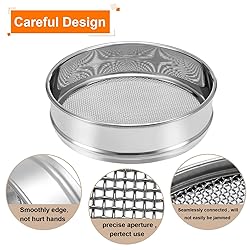 PATIKIL 10 Mesh Lab Sieve, 8" Diameter Test Sieve