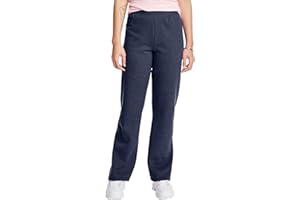 Hanes Women's EcoSmart Fleece Petite Sweatpants, Open Bottom Sweatpants, Regular & Petite Sizes