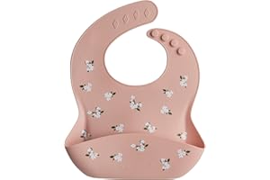 Loulou Lollipop Soft, Waterproof Silicone Feeding Bib for Babies and Toddlers