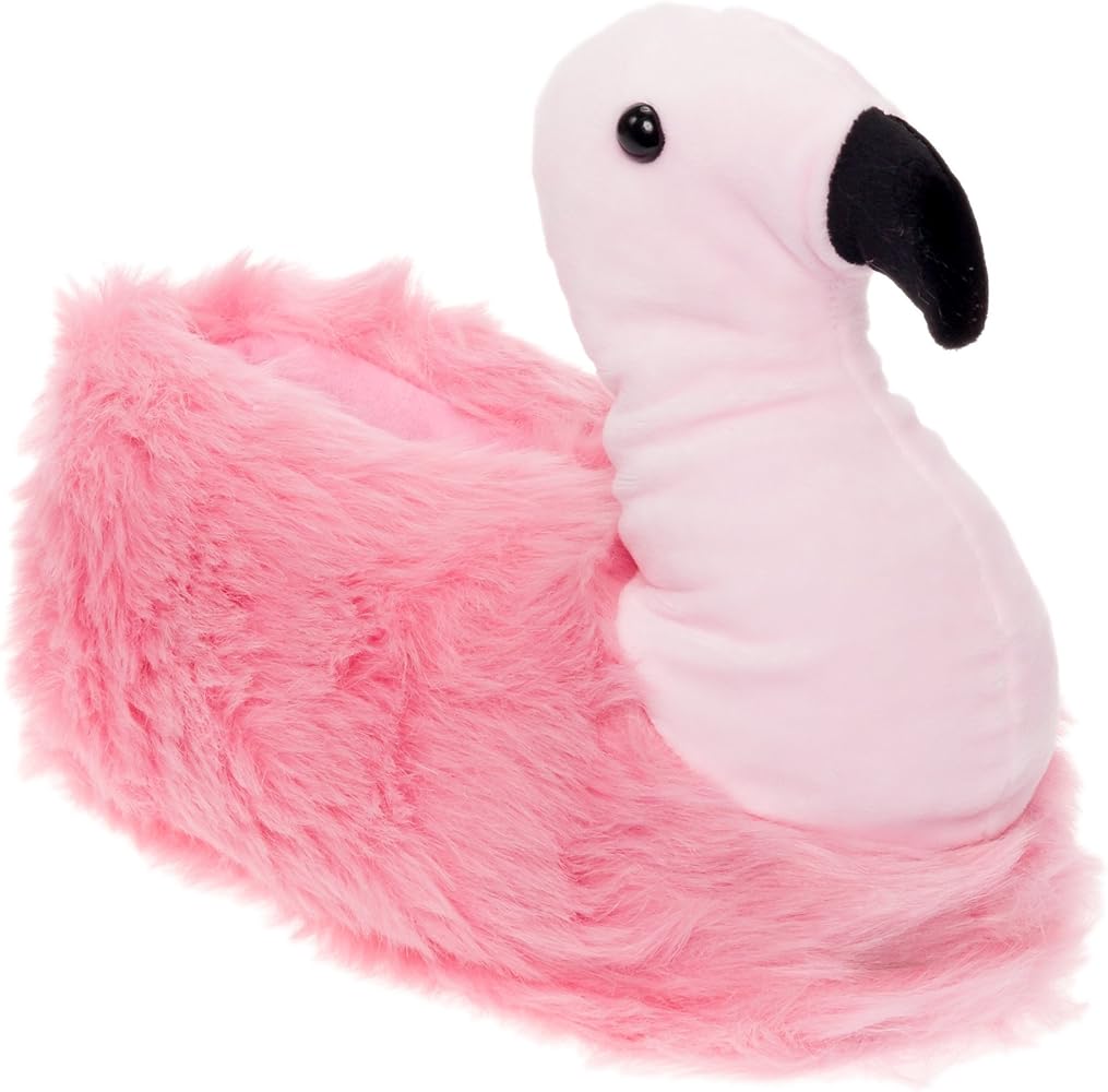 pink flamingo slippers