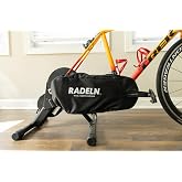 RADELN Indoor Bike Trainer Chain Cover, Protective Drivetrain Guard, Padded Chainstay Cover, for Storage or Travel, Chain ring guard, Keep Pets off Bike Chain, Black