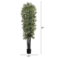 Nearly Natural 7ft. Bamboo Artificial Tree with