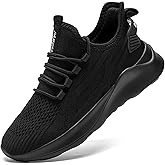 GDEKLO Mens Running Shoes Walking Tennis Sneakers Slip on Gym Workout Athletic Lightweight Casual Sport Shoes