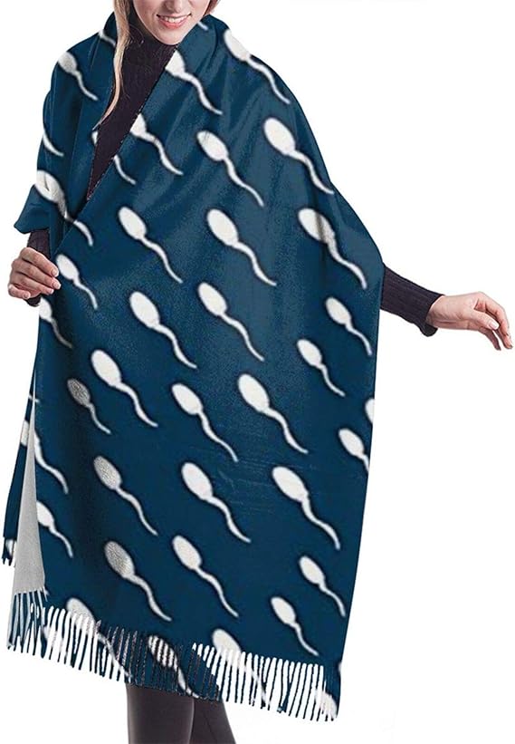 Amazon Co Jp Swimming Sperm In Navy カシミアスカーフ 大判 ショール ストール メンズ レディース 無地 カシミア100 冬 秋 暖かい 膝掛け スカーフ 男女兼用 防寒防風 大人コーデ ビジネス 結婚式 誕生日 クリスマス 新年 ギフト プレゼント Clothing Accessories