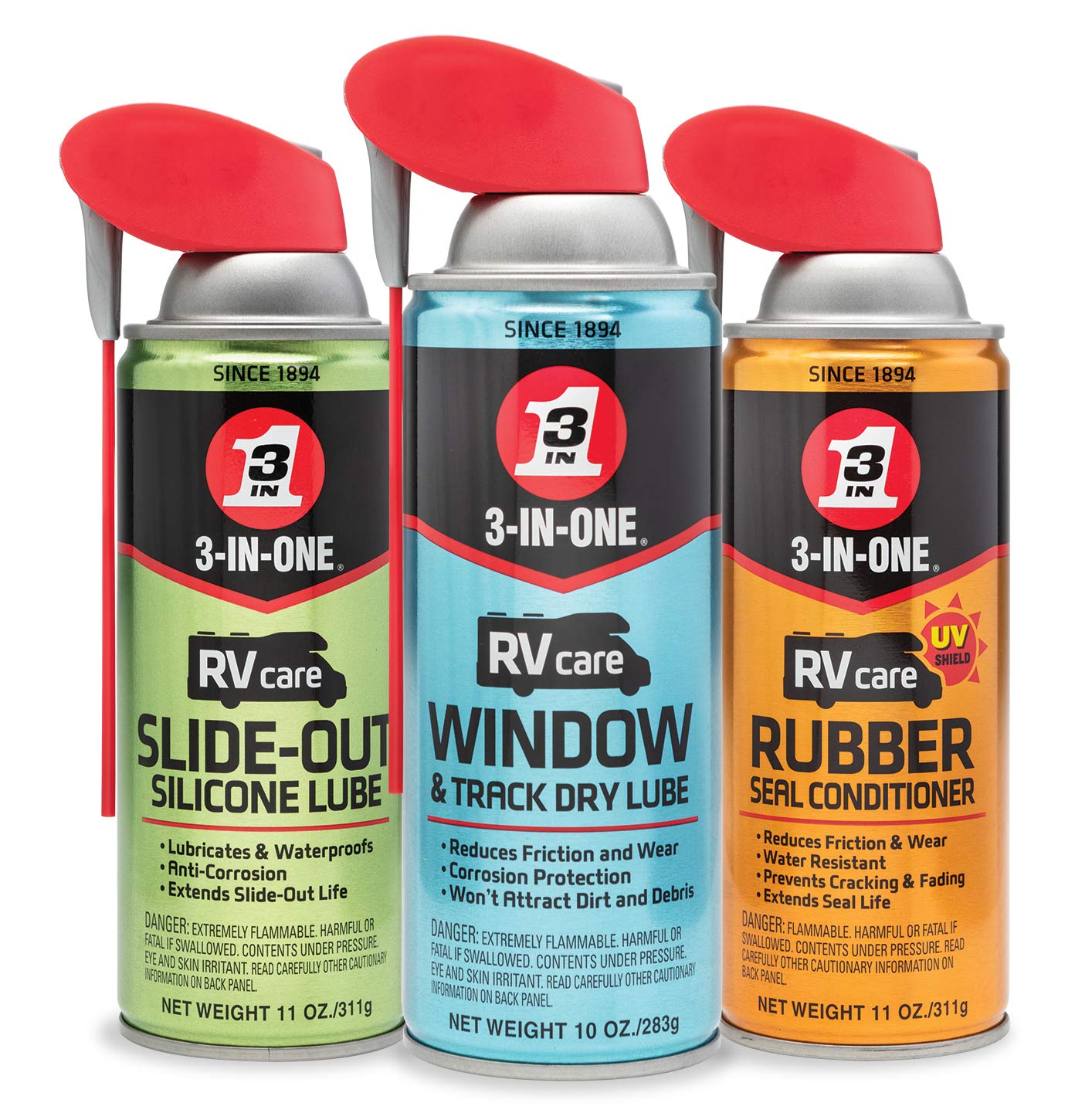 3-IN-ONE RV Care Rubber Seal Conditioner with UV Shield: Industrial & Scientific