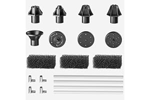 GAIZERL Solar Fountain Accessories -7 Nozzles, 4 Narrow Fixers and 3 Filter Sponges