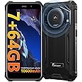 FOSSiBOT F101P Rugged Call Phone，Android 13 7GB+64GB /1TB Rugged Smartphone 10600mAh Unlocked Phone 123dB Loud Volume Phone 5.45" 24MP+8MP Camera Waterproof Smartphone 4G Dual SIM OTG Octa-core 18W