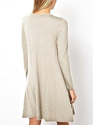 Zero City Womens Casual Pockets Plain Flowy Simple
