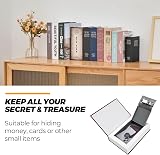 Ohuhu Book Safe with 3-Digit Lock, Real Pages Diversion Hidden Safe view 2