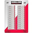 Kirkland Signature Alkaline AA Plus Batteries, 48 Count