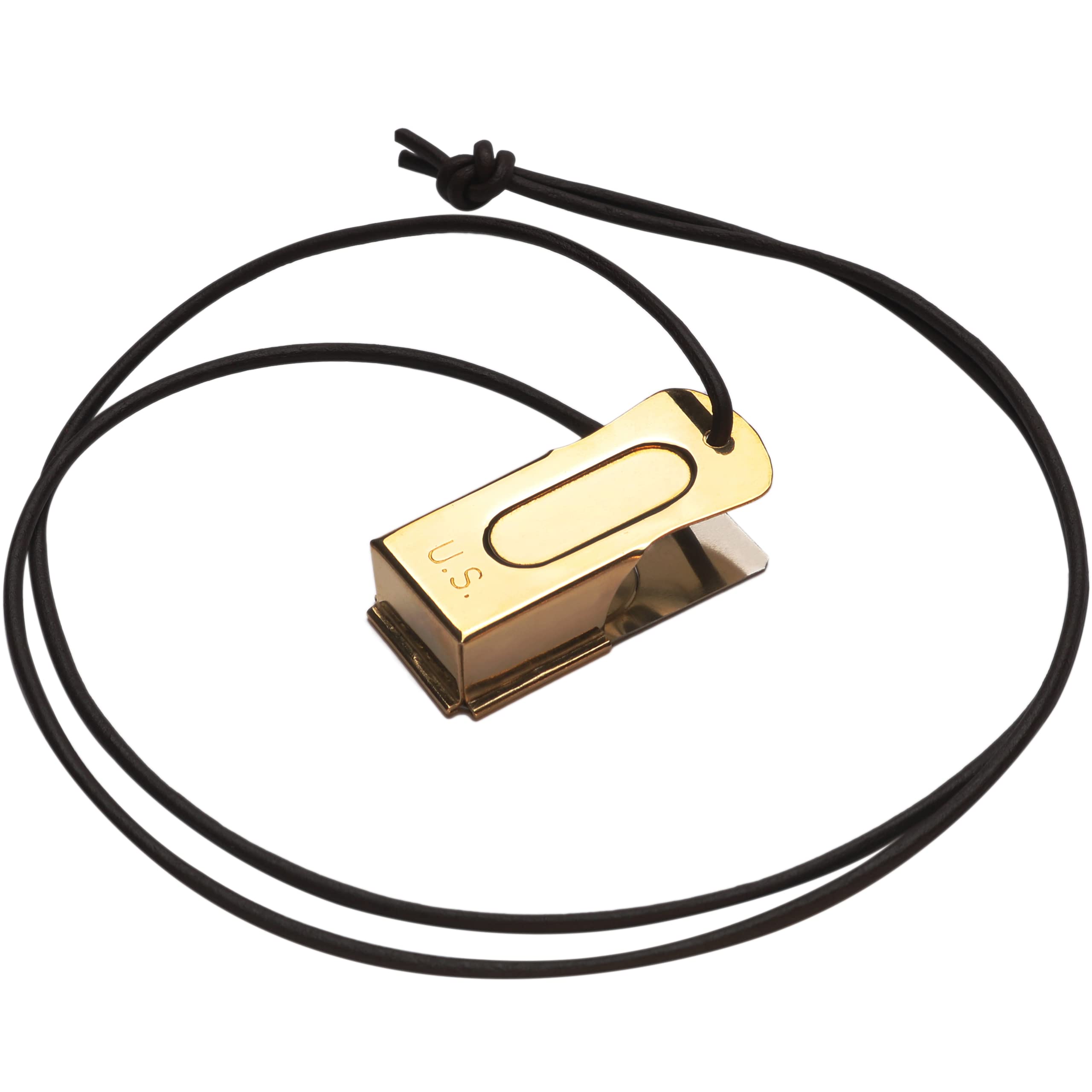 Mythrojan Brass and Steel Pet Training Clicker Puppy Dog Training Cricket Clicker U.S. Engraved WII Military Gear Metal Clicker (Pack of 1)