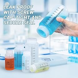 UMETASS 8oz/250ml Wide Mouth Plastic Bottles with