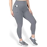 SereneFit Yoga Pants with Pockets for Women Tummy Control High Waisted Buttery Soft Gym Leggings Workout Clothes for Women