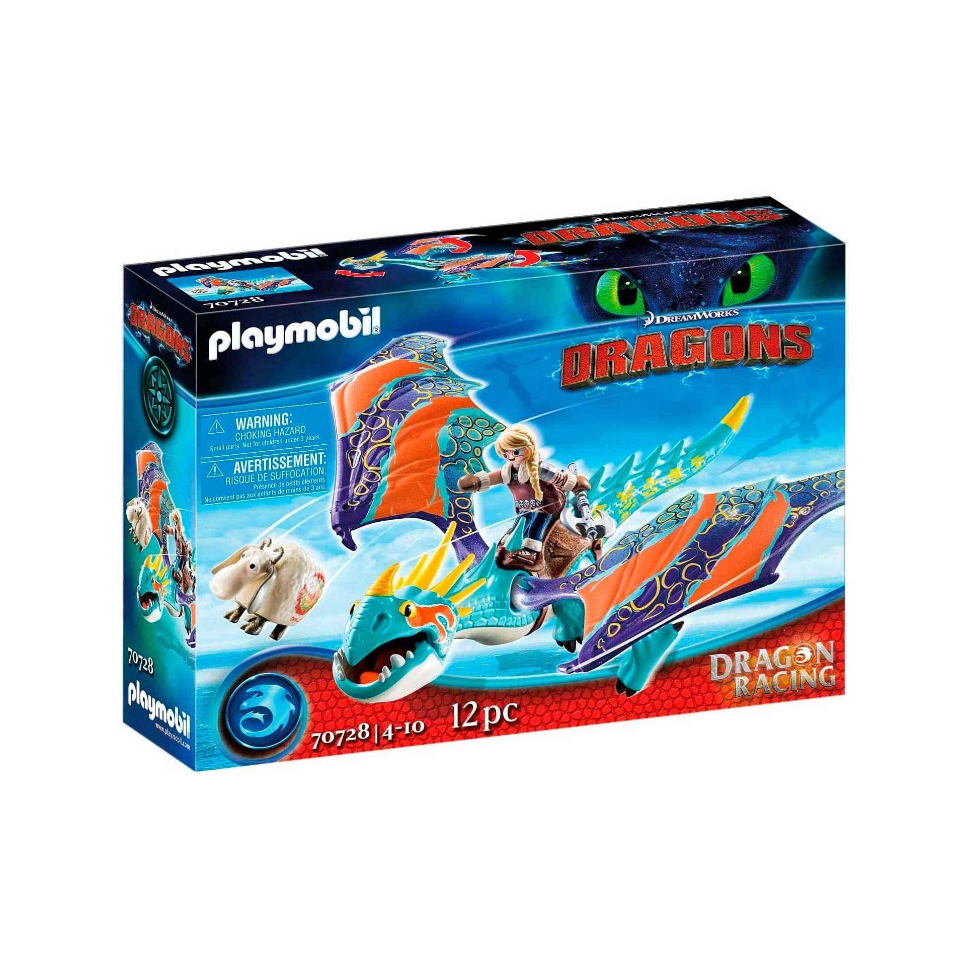 Playmobil 70728 DreamWorks - How to Train your Dragon: Dragon Racing Astrid and Stormfly, Fun Imaginative Role-Play, PlaySets Suitable for Children Ages 4+ — image 1