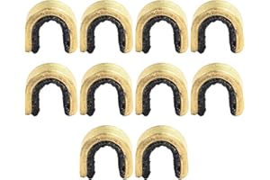 Niceminiwall Brass Nocking Points Recurve Bow String Accessories, Nock Set with Bow Nocks, Arrow Rest Positioning Clips, Sets