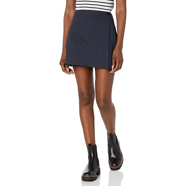 Theory Women's Tweed Mini Skirt - High Waisted A-Line With Invisible Zipper
