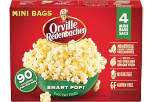 Orville Redenbacher Popcorn - Microwave Smart Pop Mini Bags (12 x Pack of 4 - 48 total) (100-calorie bags)