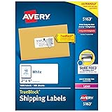 Avery Printable Shipping Labels with Sure