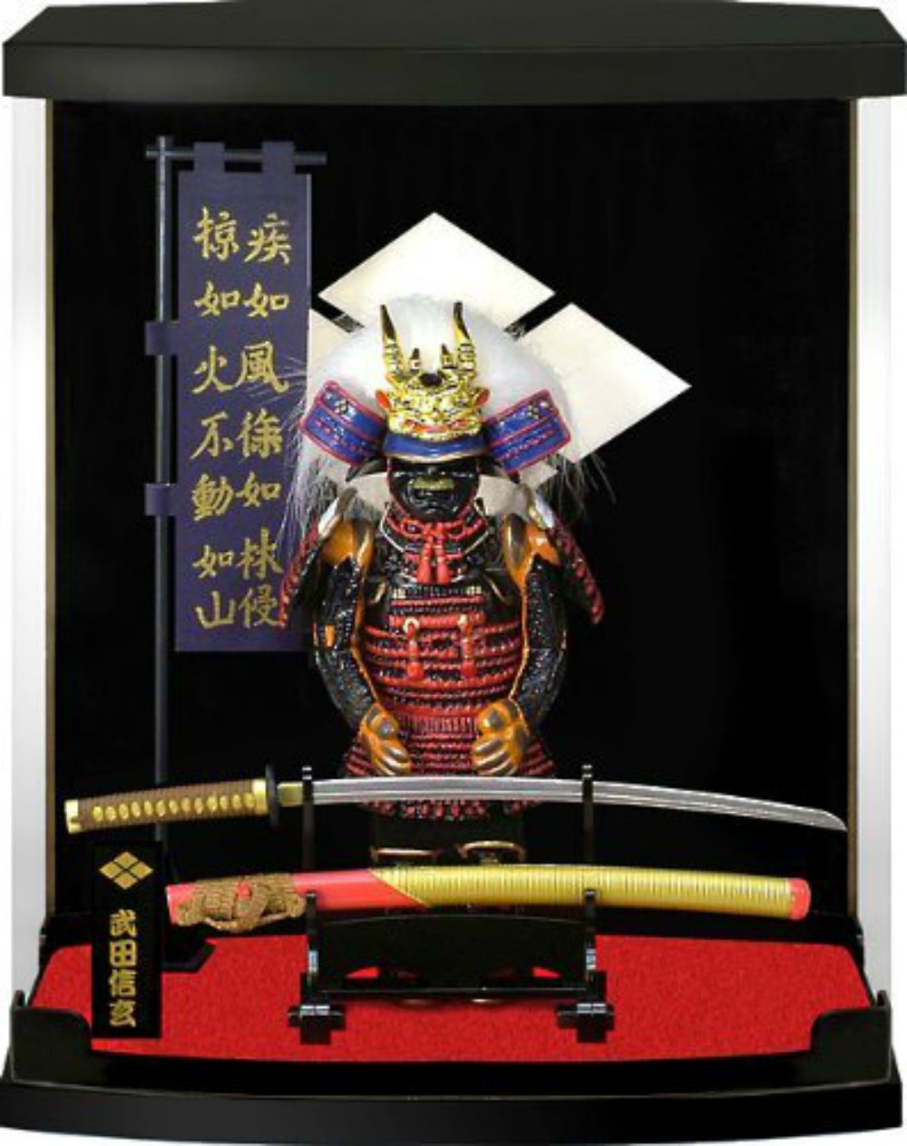 戦国武将物語　7枚セット 楽天市場】オブジェ 戦国武将ミニチュアセット フィギュア 直江