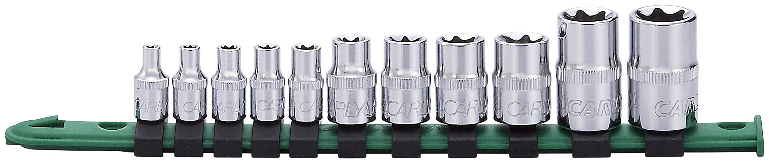 CARLYLE HAND TOOLS 11 Piece Extrenal Star Socket Set