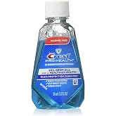 Crest Pro-Health Mouthwash, Alcohol Free, Multi-Protection Clean Mint 1.2 oz (Pack of 2)