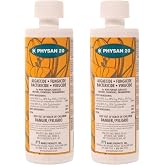 Hydrofarm Physan 20 Disinfectant Fungicide Virucide Algaecide Concentrate Cleaner for Hard Surfaces, Plants, Exteriors, Fountains, 16 Ounces (2 Pack)