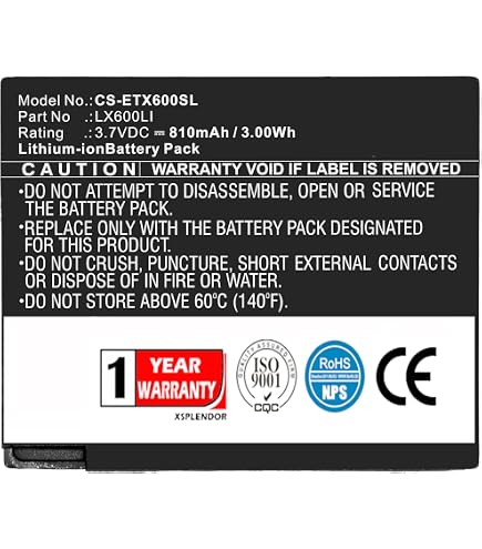 Ricambio Batteria LX600LI Eartec HUB Battery 3.7V 810mAh Li-ion Ricambio Batteria LX600LI Eartec HUB Battery 3.7V 810mAh Li-ion